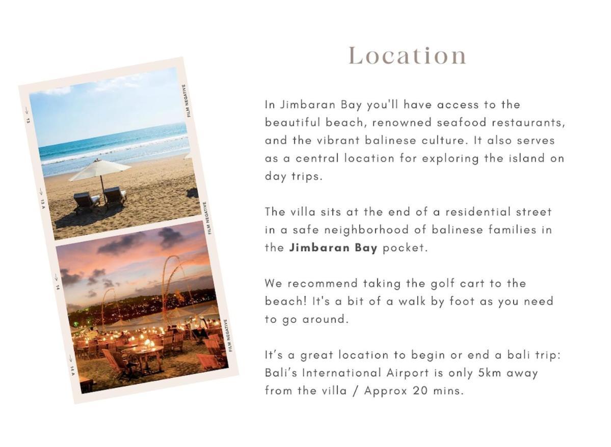 Tropical Oasis Villa Bukit Bali ジンバラン エクステリア 写真